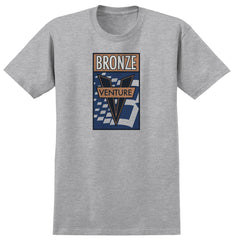 VENTURE X BRONZE AWAKE TEE HEATHER GREY