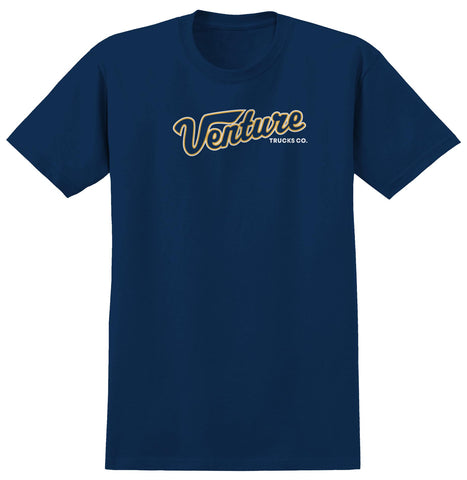 VENTURE COLLEGIATE TEE TRUE NAVY