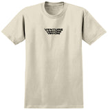 VENTURE GLOBAL TEE CREAM w/ BLACK PRINTS