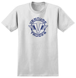 VENTURE WINGS TEE WHITE w/ BLUE PRINT