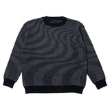 SPITFIRE CLASSIC SWIRL BIGHEAD FILL EMB SWEATER BLACK / GREY