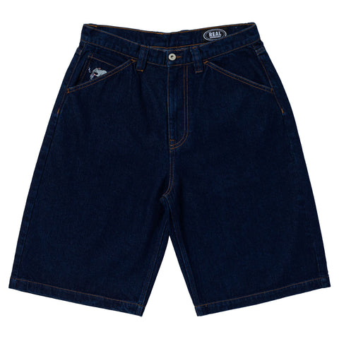REAL STREET CLEANER DENIM SHORT DARK WASH