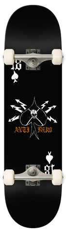 ANTIHERO HIGH CARD COMPLETE BLACK 8.25