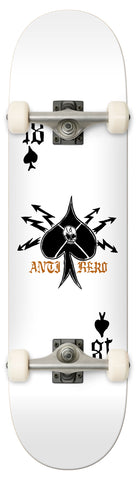 ANTIHERO HIGH CARD COMPLETE WHITE 8.5