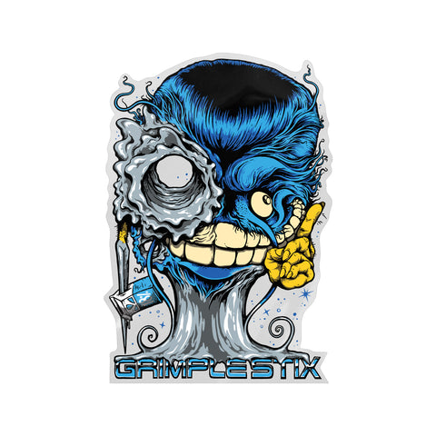 ANTIHERO GRIMPLE STIX G-1000 STICKER 6.5in