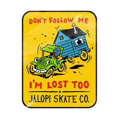 ANTIHERO JALOPI DON'T FOLLOW ME STICKER