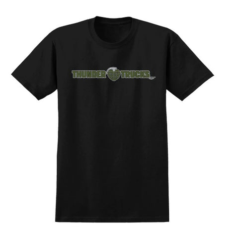 THUNDER OG GRENADE TEE BLACK w/ MULTI COLOR PRINT