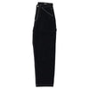 KROOKED SUN HEART CARPENTER PANT BLACK w/ YELLOW & RED EMBROIDERY