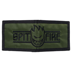SPITFIRE LTB BIGHEAD SCRIPT BIFOLD WALLET OLIVE / BLACK