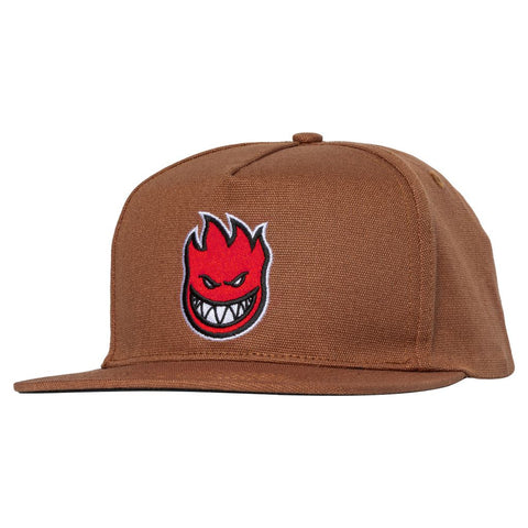 SPITFIRE BIGHEAD FILL SNAPBACK BROWN / RED