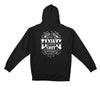 ANTIHERO DAWG SHIT HEAVYWEIGHT HOOD BLACK w/ WHITE PRINTS