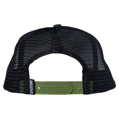 SPITFIRE BIGHEAD SNAPBACK OLIVE TWILL w/ BLACK MESH