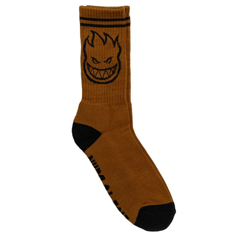 SPITFIRE BIGHEAD SOCK DARK TAN / BLACK