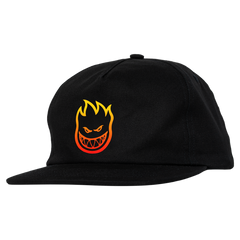 SPITFIRE BIGHEAD FADE FILL SNAPBACK BLACK / ORANGE / RED