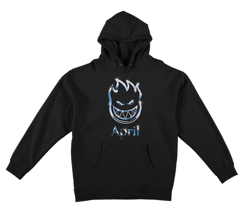 SPITFIRE X APRIL CHROME BIGHEAD HOOD BLACK