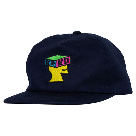 KROOKED DIMENTIONAL SNAPBACK NAVY
