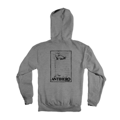 ANTIHERO LANCE CODY HOOD HEATHER GREY