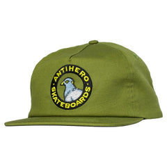 ANTIHERO PIGEON ROUND SNAPBACK OLIVE