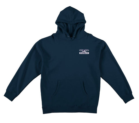 ANTIHERO PIGEON MASH HOOD NAVY w/ MULTI COLOR PRINTS