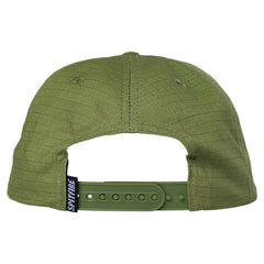 SPITFIRE BIGHEAD SNAPBACK OLIVE (RIPSTOP) w/ BLACK EMBROIDERY
