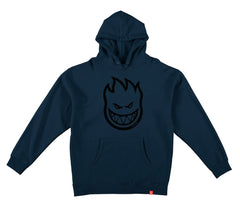 SPITFIRE BIGHEAD HOOD NAVY w/ BLACK PRINT