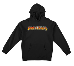 SPITFIRE SAVIE II SCRIPT HOOD BLACK w/ MULTICOLOR PRINT