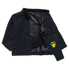 KROOKED BRUSH SKRIPT JACKET BLACK