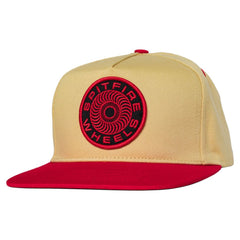SPITFIRE CLASSIC '87 SWIRL PATCH SNAPBACK TAN / RED / BLACK