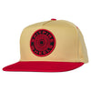 SPITFIRE CLASSIC '87 SWIRL PATCH SNAPBACK TAN / RED / BLACK