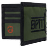 SPITFIRE LTB BIGHEAD SCRIPT BIFOLD WALLET OLIVE / BLACK