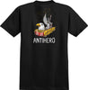 ANTIHERO BA FIRST TEE BLACK w/ MULTI COLOR PRINTS