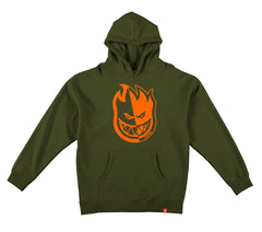 SPITFIRE BIGHEAD SPLIT YOUTH HOOD ARMY w/ ORANGE PRINT