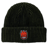 SPITFIRE BIGHEAD FILL CUFF BEANIE OLIVE / BLACK / RED