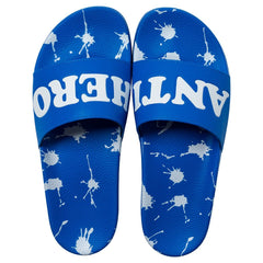 ANTIHERO DAMN YOU SLIDE SANDAL BLUE / WHITE