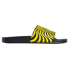 SPITFIRE BIGHEAD SWIRL SLIDES BLACK / YELLOW