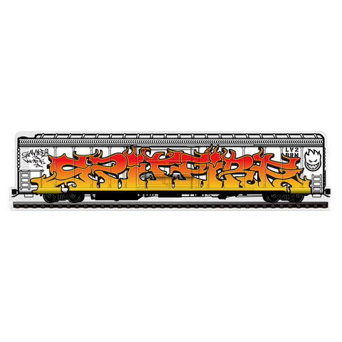 SPITFIRE SAVIE II TRAIN YARD STICKER MED