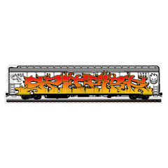 SPITFIRE SAVIE II TRAIN YARD STICKER MED