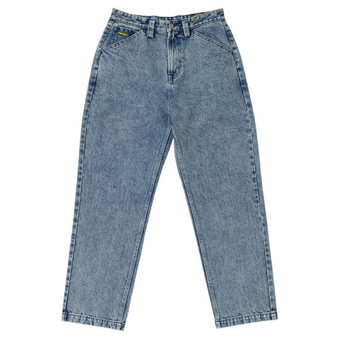 KROOKED BRUSH SKRIPT PANT LIGHT BLEACH WASH