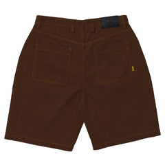 REAL SKYLINE TWILL SHORT BROWN