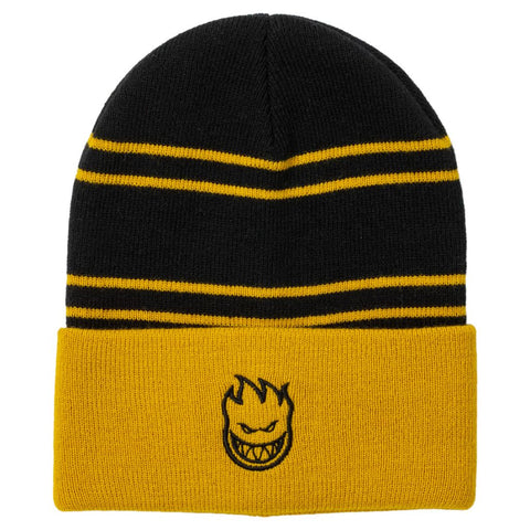 SPITFIRE BIGHEAD CUFF BEANIE BLACK / YELLOW