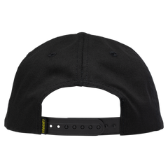 KROOKED ROOT SNAPBACK BLACK w/ MULTI COLOR EMBROIDERY