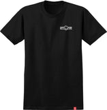 SPITFIRE LTB ARCH II TEE BLACK w/ WHITE PRINTS
