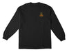ANTIHERO KTNT L/S TEE BLACK w/ YELLOW & RED PRINTS