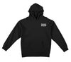 ANTIHERO DAWG SHIT HEAVYWEIGHT HOOD BLACK w/ WHITE PRINTS