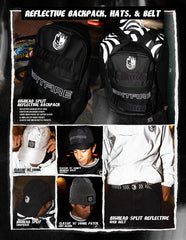 SPITFIRE CLASSIC '87 SWIRL PATCH CUFF BEANIE BLACK / REFLECTIVE