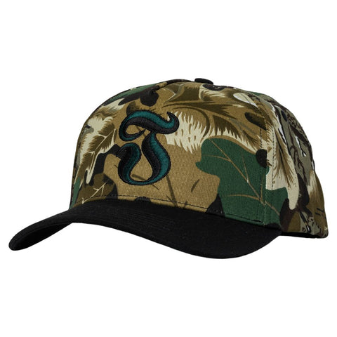 THUNDER INSIGNIA SNAPBACK REAL TREE CAMO / BLACK / DARK GREEN