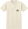 ANTIHERO FREELOADER POCKET TEE NATURAL w/ MULTI COLOR PRINTS