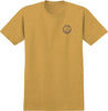 ANTIHERO POSTAL RINGSPUN TEE HEATHER MUSTARD w/ NAVY PRINTS
