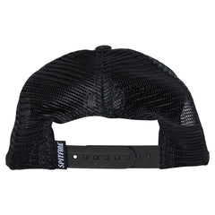 SPITFIRE BIGHEAD FILL SNAPBACK WASHED BLACK DENIM / RED