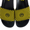 SPITFIRE BIGHEAD SWIRL SLIDES BLACK / YELLOW